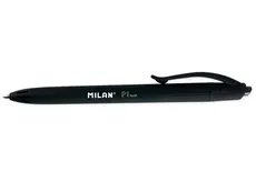 Długopis Milan P1 rubber touch czarny 25 sztuk