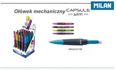 Ołówek mechaniczny Milan Capsule Slim HB 0,5 mm 20 sztuk