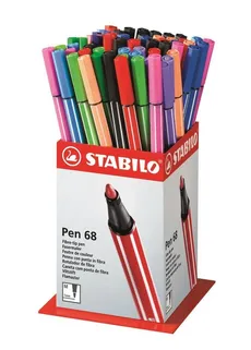 Flamaster Stabilo Pen 68 display 60 sztuk