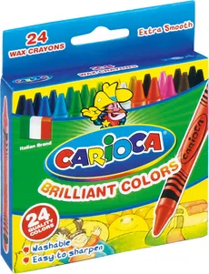 Kredki świecowe Carioca 24 kolory