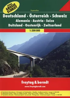 Atlas Niemcy Austria Szwajcaria 1:300 000