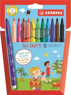 Flamastry Ttabilo Trio Frutti 12 kolorów