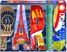 Puzzle Paryski kolaż 1000