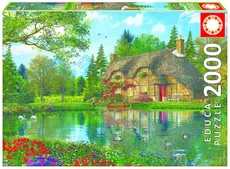 Puzzle Chatka z widokiem na jezioro 2000