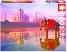 Puzzle Słoń przed Tadź Mahal  1000