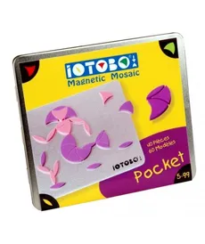 Puzzle Pudełko podróżne CD Pocket (różowy/fioletowy)