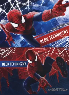 Blok techniczny A4 Ultimate Spider-Man 10 kartek 10 sztuk mix