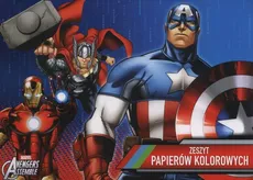 Zeszyt papierów kolorowych A5 Avengers Assemble 10 kartek 10 sztuk