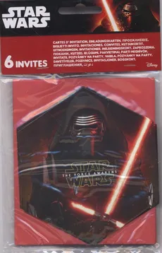 Zaproszenia z kopertą Star Wars The force Awakens