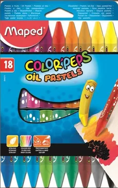 Kredki Colorpeps pastele olejne 18 sztuk - Outlet