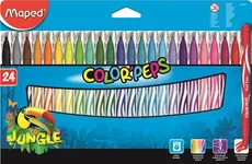 Flamastry Colorpeps jungle 24 sztuki