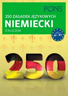 250 zagadek językowych niemiecki z kluczem - Outlet