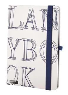 Notes A5 Lanybook LYO w kratkę biały