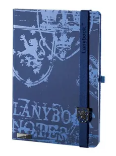 Notes A5 Lanybook Urban Hero w kratkę niebieski