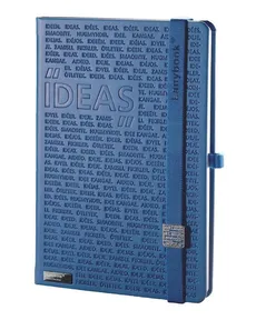 Notes A6 Lanybook Idea Factory II w kratkę ciemny niebieski
