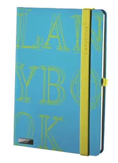Notes A6 Lanybook LYO w kratkę niebieski