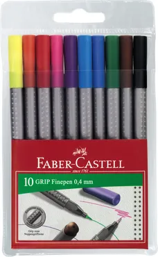 Cienkopis Faber-Castell Grip 10 kolorów