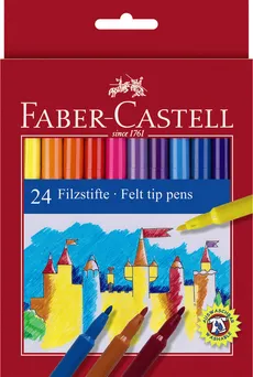 Flamastry Faber-Castell Zamek 24 kolory