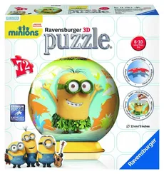 Puzzle 3D kuliste Minionki 72