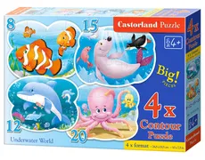 4x1 Contour Puzzle 8-12-15-20 Underwater World