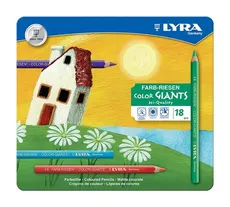 Kredki Lyra Color-Giant 18 kolorów w kasetce