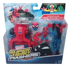 Super Hero Mashers Micro Spider man z pojazdem