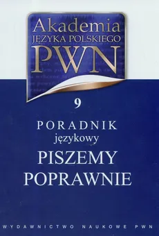 Akademia Języka Polskiego PWN Tom 9 - Outlet