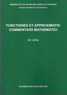 Functiones et Approximatio Commentarii Mathematici 54.1 - Jerzy Kaczorowski