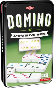 Domino klasyczne szóstkowe (w puszce z oknem) - Outlet