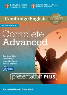 Complete Advanced Presentation Plus DVD - Guy Brook-Hart, Simon Haines