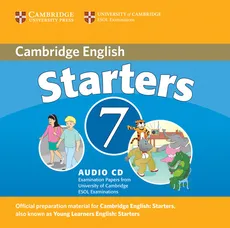 Cambridge Young Learners English Tests 7 Starters CD