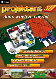 Projektant 3D: Dom, Wnętrze i Ogród wer. 2.0 - Outlet