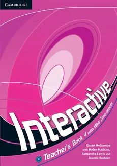 Interactive 4 Teacher's Book with Web Zone access - Outlet - Helen Hadkins, Garan Holcombe