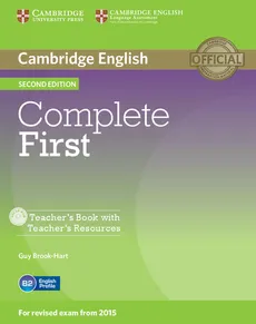 Complete First Teacher's Book with Teacher's Resources +CD - Outlet - Guy Brook-Hart