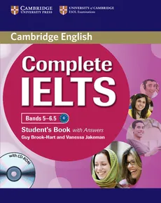 Complete IELTS Bands 5-6.5 Students book + 3CD - Guy Brook-Hart, Vanessa Jakeman