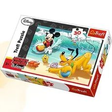 Myszka Miki i Przyjaciele Puzzle 30 Miki i Pluto na plaży