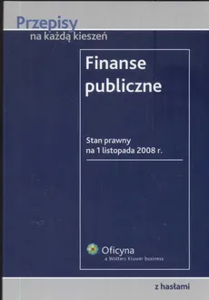 Finanse publiczne - Outlet