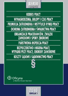 Kodeks pracy Wynagrodzenia urlopy i czas pracy Promocja zatrudnienia i instytucje rynku pracy Ochrona zatrudnienia i świadectwa pracy Organizacje pracodawców związki zawodowe i spory zbiorowe - Outlet