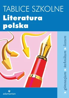 Tablice szkolne Literatura polska - Outlet