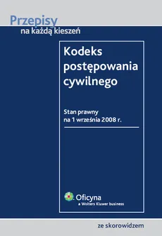 Kodeks postępowania cywilnego - Outlet