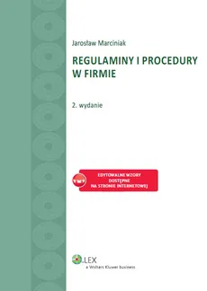 Regulaminy i procedury w firmie - Outlet - Jarosław Marciniak