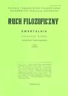 Ruch filozoficzny TLXI Nr 4 - Outlet