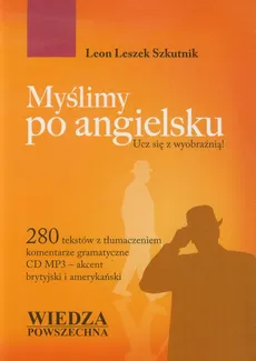 Myślimy po angielsku + CD - Outlet - Leon Leszek Szkutnik