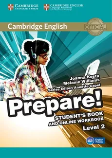 Cambridge English Prepare! 2 Student's Book + Online workbook - Joanna Kosta, Melanie Williams