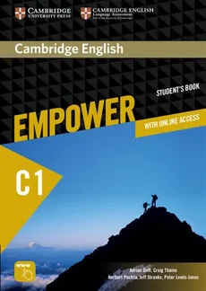 Cambridge English Empower Advanced Student's Book + online access - Adrian Doff, Herbert Puchta, Craig Thaine