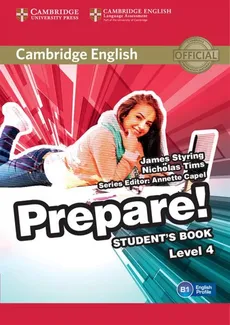 Cambridge English Prepare! 4 Student's Book - Outlet - James Styring, Nicholas Tims