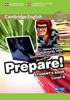 Cambridge English Prepare! 6 Student's Book - Outlet - James Styring, Nicholas Tims
