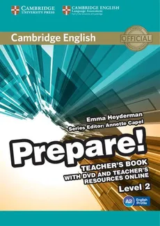 Cambridge English Prepare! 2 Teacher's Book + DVD - Outlet - Emma Heyderman