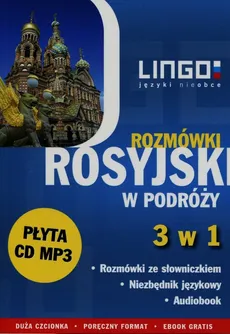 Rosyjski w podróży Rozmówki 3 w 1 + CD - Outlet - Mirosław Zybert