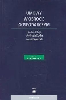 Umowy w obrocie gospodarczym - Outlet